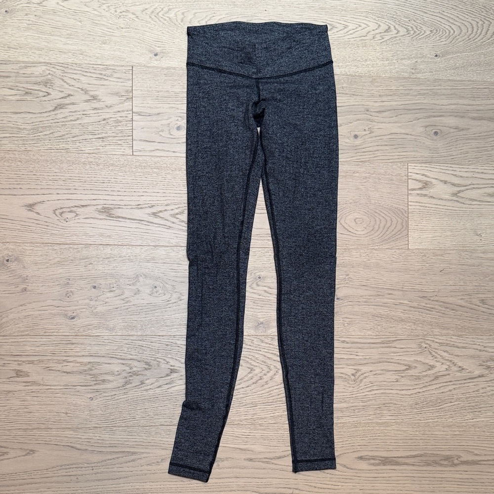 Lululemon Wunder Under herringbone gray sz 4